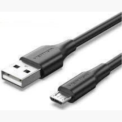 CABLE USB2.0 TO MICRO-B/0.5M BLACK CTIBD VENTION