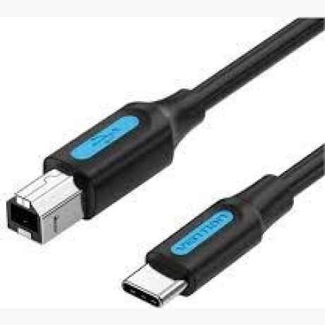 CABLE USB-C TO USB 2.0B/2M BLACK CQUBH VENTION