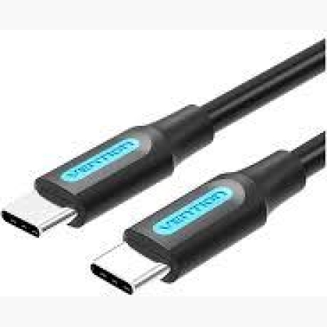 CABLE USB-C TO USB-C/1M BLACK COSBF VENTION