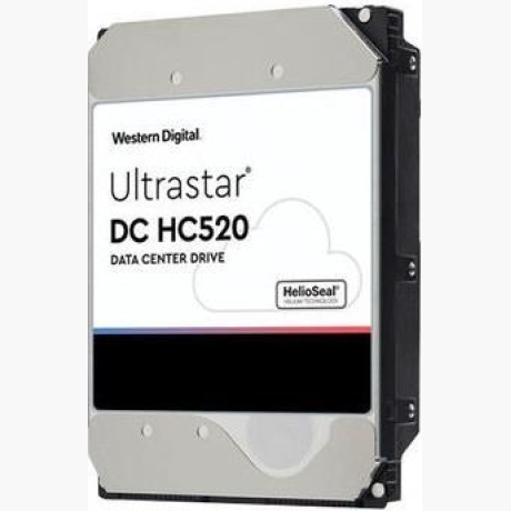 HDD|WESTERN DIGITAL ULTRASTAR|Ultrastar DC HC520|12TB|SAS|256 MB|7200 rpm|Discs/Heads 8/16|3,5"|MTBF 2500000 hours|0F29562