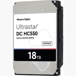 HDD|WESTERN DIGITAL ULTRASTAR|Ultrastar DC HC550|WUH721818ALE6L4|18TB|SATA 3.0|512 MB|7200 rpm|3,5"|0F38459