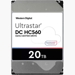 HDD|WESTERN DIGITAL ULTRASTAR|Ultrastar DC HC560|WUH722020BLE6L4|20TB|SATA|512 MB|7200 rpm|3,5"|0F38785