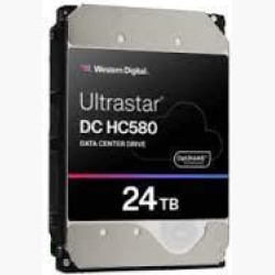 HDD|WESTERN DIGITAL ULTRASTAR|Ultrastar DC HC580|24TB|SATA|512 MB|7200 rpm|3,5"|0F62796