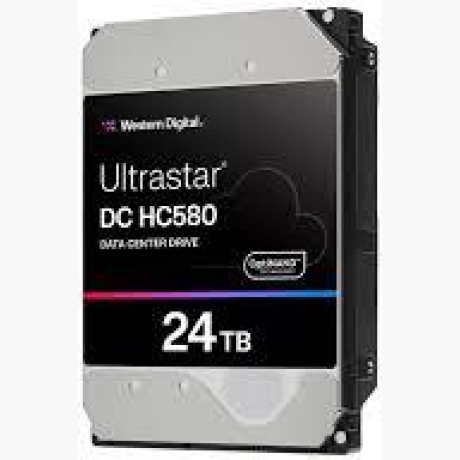 HDD|WESTERN DIGITAL ULTRASTAR|Ultrastar DC HC580|WUH722424AL5204 0F62802|24TB|SAS|512 MB|1500 rpm|WUH722424AL52040F62802