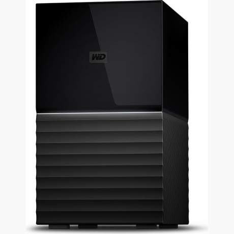External HDD|WESTERN DIGITAL|My Book Duo|16TB|USB-C|USB 3.0|Drives 2|Black|WDBFBE0160JBK-EESN