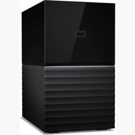 External HDD|WESTERN DIGITAL|My Book Duo|24TB|USB 3.0|USB 3.1|Drives 2|Black|WDBFBE0240JBK-EESN