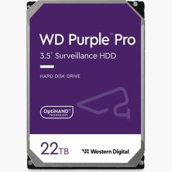 HDD|WESTERN DIGITAL|Purple Pro|22TB|512 MB|7200 rpm|3,5"|WD221PURP