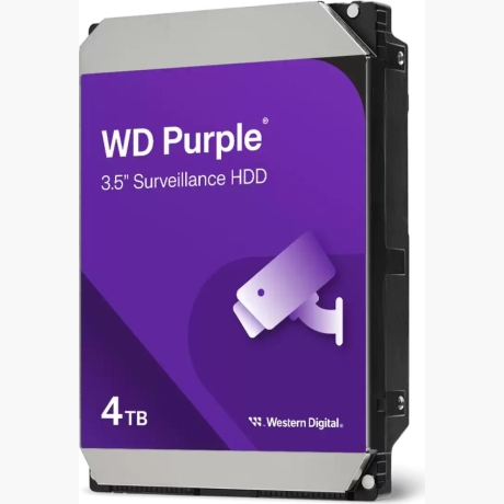 HDD|WESTERN DIGITAL|Purple|4TB|SATA|256 MB|3,5"|WD43PURZ