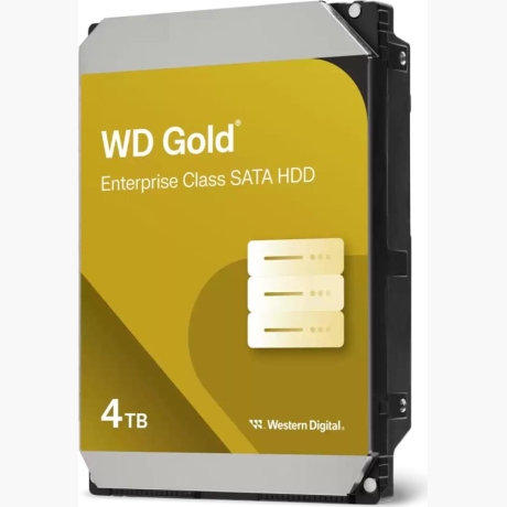 HDD|WESTERN DIGITAL|Gold|4TB|SATA 3.0|256 MB|7200 rpm|3,5"|WD4004FRYZ