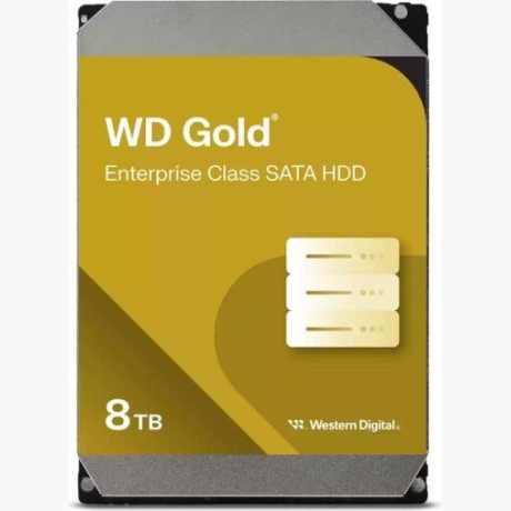 HDD|WESTERN DIGITAL|Gold|8TB|256 MB|7200 rpm|3,5"|WD8005FRYZ