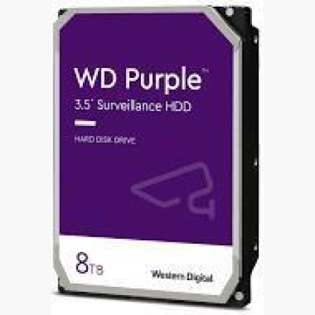 HDD|WESTERN DIGITAL|Purple|8TB|SATA 3.0|256 MB|7200 rpm|3,5"|WD8002PURP