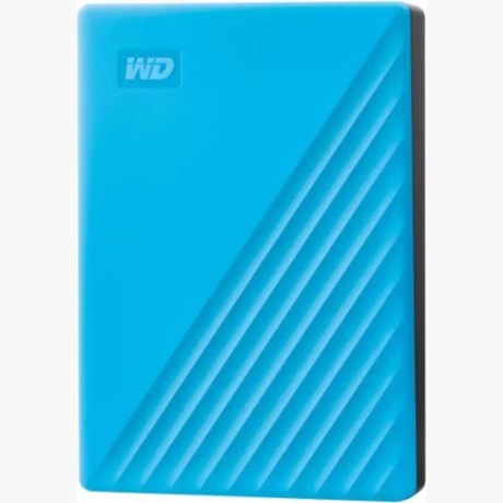 External HDD|WESTERN DIGITAL|My Passport|6TB|USB 2.0|USB 3.2|Colour Sky Blue|WDBR9S0060BBL-WESN