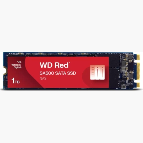 SSD|WESTERN DIGITAL|Red SA500|1TB|M.2|SATA 3.0|Write speed 530 MBytes/sec|Read speed 560 MBytes/sec|2.38mm|TBW 600 TB|MTBF 2000000 hours|WDS100T1R0B