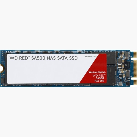 SSD|WESTERN DIGITAL|Red SA500|500GB|M.2|SATA 3.0|Write speed 530 MBytes/sec|Read speed 560 MBytes/sec|2.38mm|TBW 350 TB|MTBF 2000000 hours|WDS500G1R0B