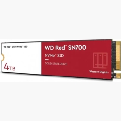SSD|WESTERN DIGITAL|Red SN700|4TB|M.2|NVMe|Write speed 3100 MBytes/sec|Read speed 3400 MBytes/sec|TBW 5100 TB|WDS400T1R0C
