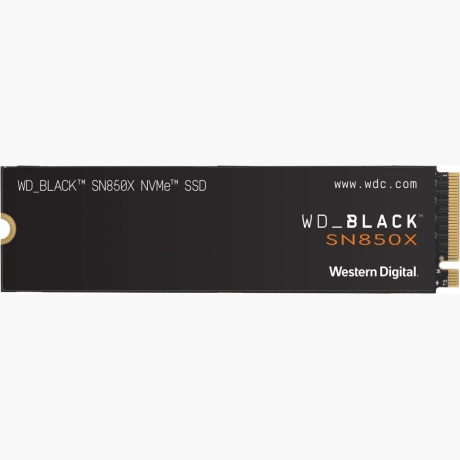 SSD|WESTERN DIGITAL|Black SN850X|1TB|M.2|PCIE|NVMe|Write speed 6300 MBytes/sec|Read speed 7300 MBytes/sec|2.38mm|TBW 600 TB|WDS100T2X0E