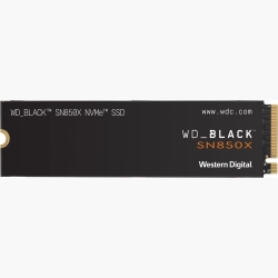 SSD|WESTERN DIGITAL|Black SN850X|1TB|M.2|PCIE|NVMe|Write speed 6300 MBytes/sec|Read speed 7300 MBytes/sec|2.38mm|TBW 600 TB|WDS100T2XHE