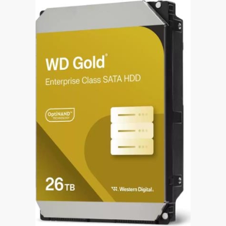 HDD|WESTERN DIGITAL|Gold|26TB|SATA|512 MB|7200 rpm|3,5"|WD261KRYZ