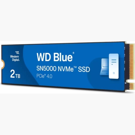 SSD|WESTERN DIGITAL|Blue SN5000|2TB|M.2|PCIe Gen4|NVMe|Write speed 4850 MBytes/sec|Read speed 5150 MBytes/sec|2.38mm|TBW 900 TB|WDS200T4B0E