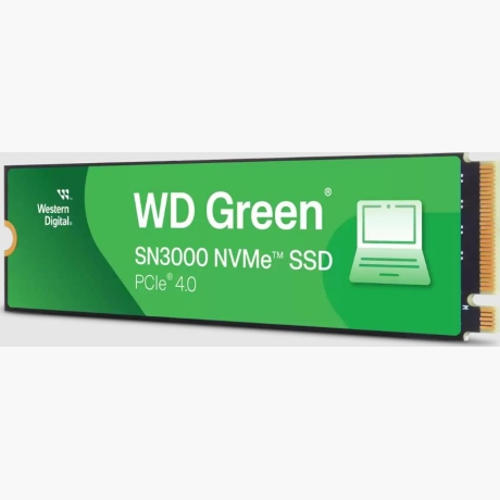 SSD|WESTERN DIGITAL|Green|500GB|M.2|PCIe Gen4|NVMe|Write speed 4100 MBytes/sec|Read speed 5000 MBytes/sec|2.3mm|TBW 100 TB|WDS500G4G0E