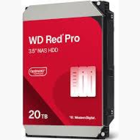 HDD|WESTERN DIGITAL|Red Pro|20TB|SATA 3.0|512 MB|7200 rpm|3,5"|WD202KFGX